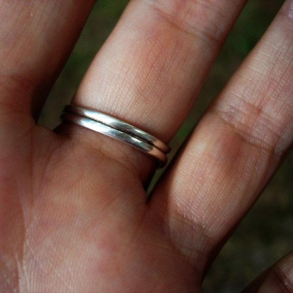 Quantrum quattro ring sterling size 8 1/2 - Picture 3 of 10